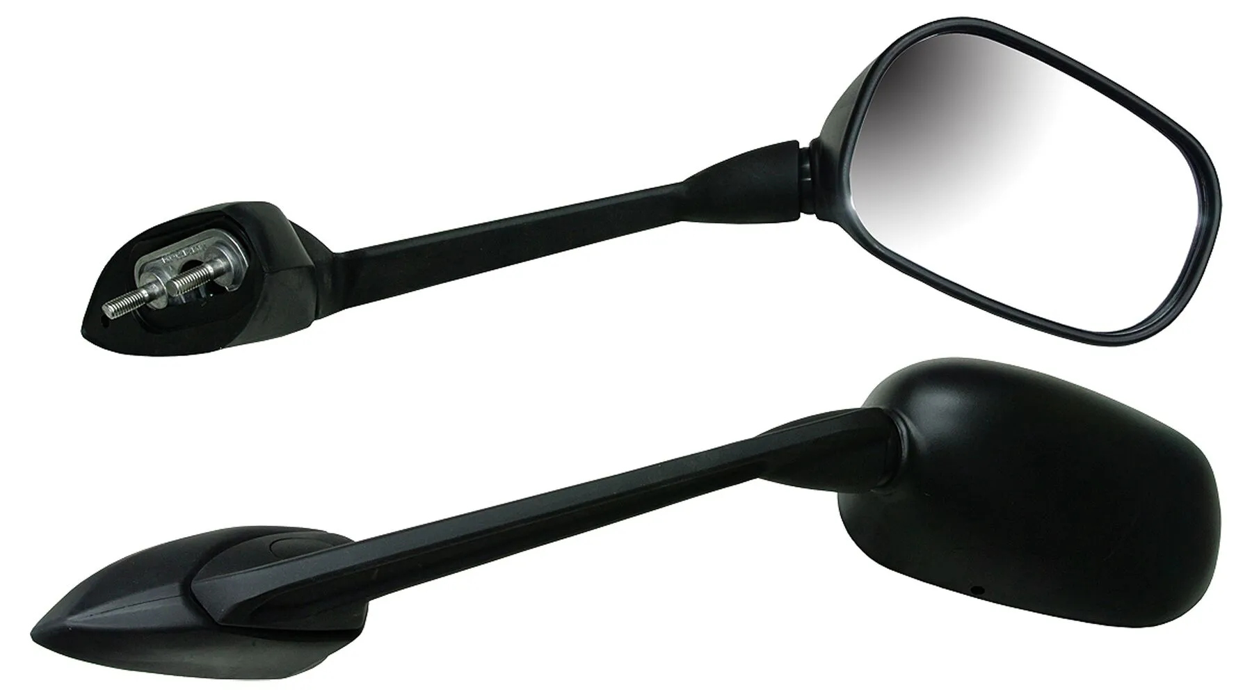 Miroir noir gauche tige EC EMGO