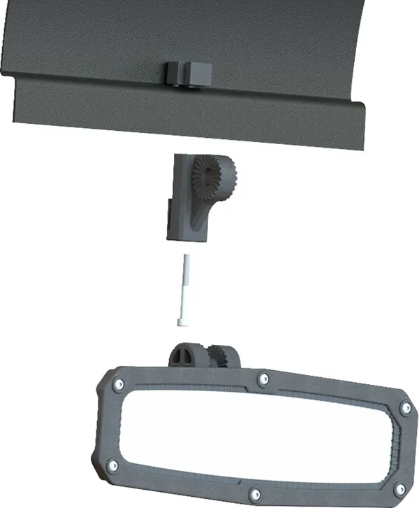 Adaptateur de rétroviseur Profit Moose Offroad Four Wheel - vue 5