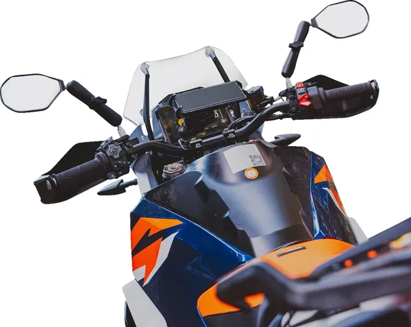 Miroir robuste gauche avec rotule RAM Mounts - vue 3