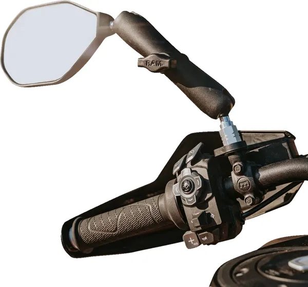 Miroir robuste gauche avec rotule RAM Mounts - vue 4