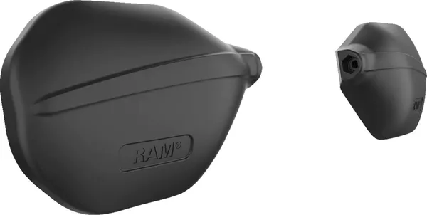 Rétroviseurs Tough-Mirror RAM MOUNTS gauche/droit sans rotule - vue 2
