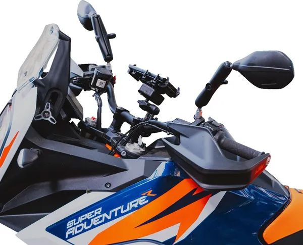 Rétroviseurs Tough-Mirror RAM MOUNTS gauche/droit sans rotule - vue 5