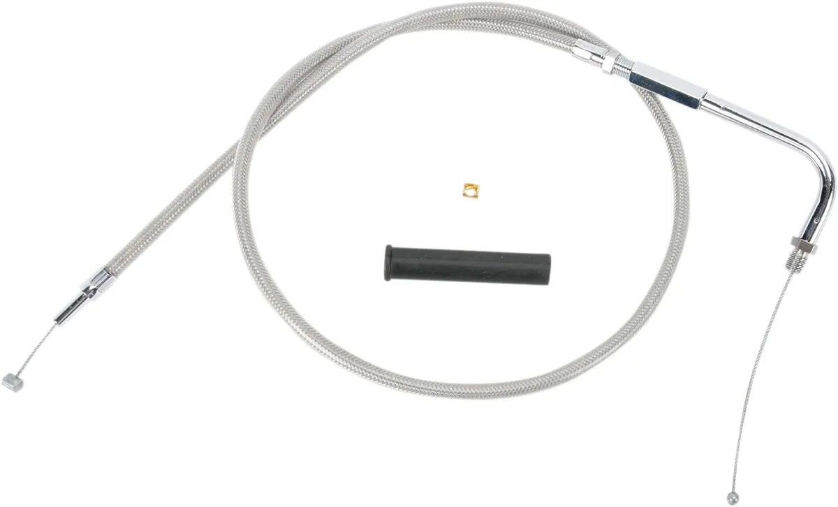 Câble d'accélérateur tressé inox DRAG SPECIALTIES