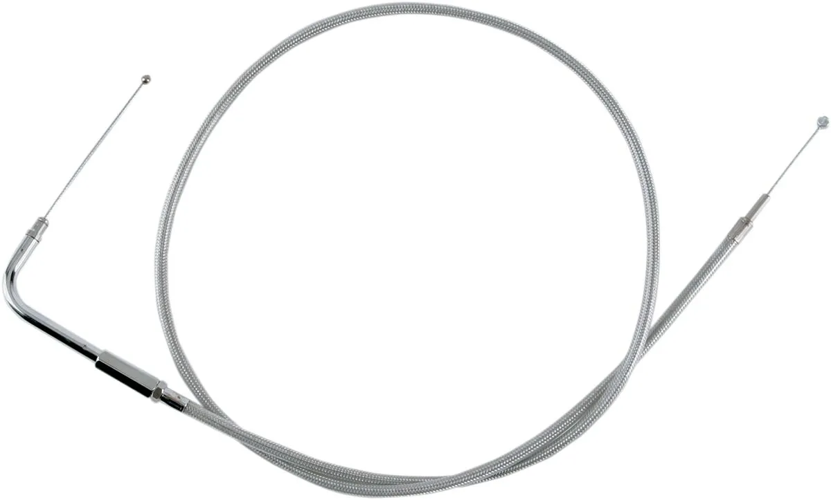 Câble d'accélérateur tressé inox DRAG SPECIALTIES