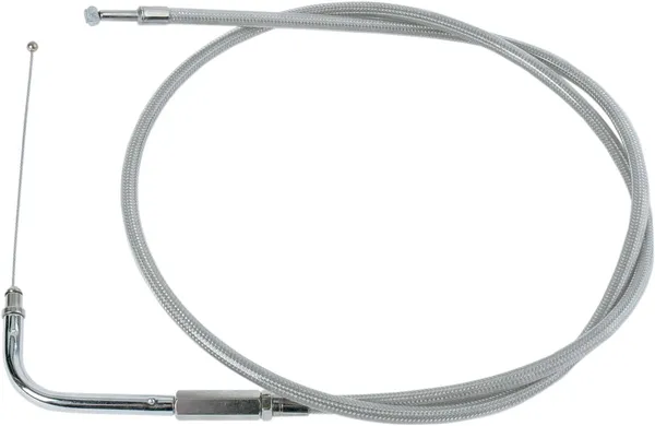 Câble d'accélérateur tressé inox Drag Specialties - vue 2