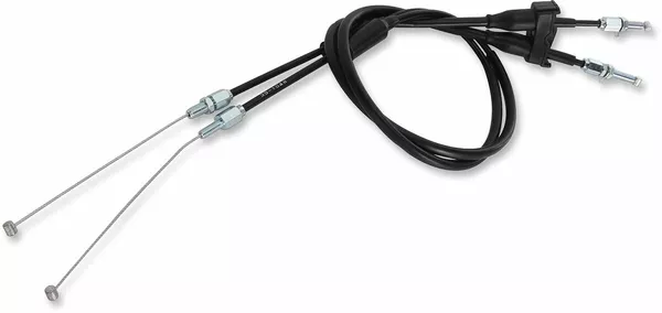 Câble d'accélérateur en vinyle noir MOOSE OFFROAD HARD-PARTS