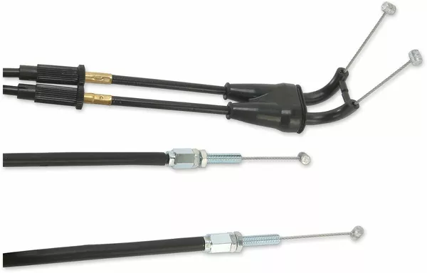 Câble d'accélérateur en vinyle noir MOOSE OFFROAD HARD-PARTS - vue 2