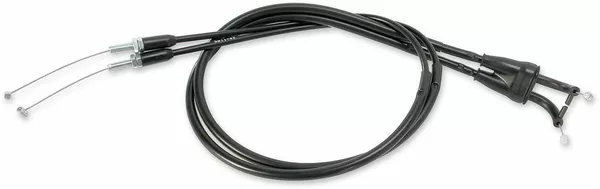 Câble d'accélérateur en vinyle noir Moose Offroad Hard-Parts