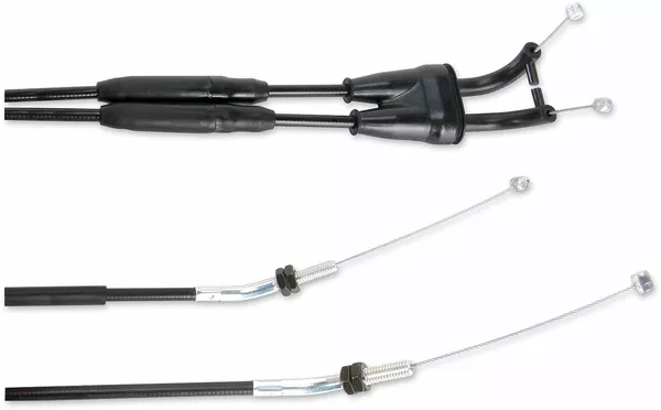 Câble d'accélérateur en vinyle noir MOOSE OFFROAD HARD-PARTS - vue 2
