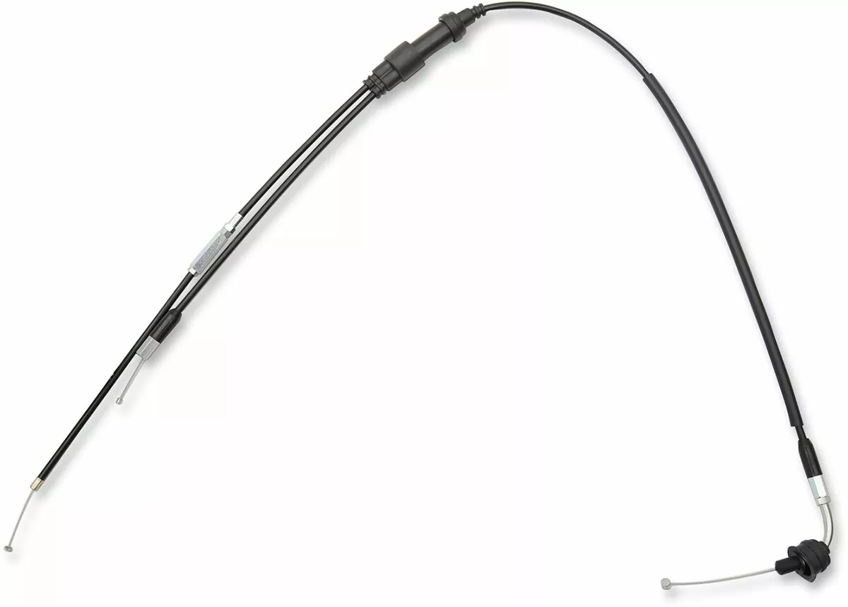 Câble d'accélérateur en vinyle noir MOOSE OFFROAD HARD-PARTS