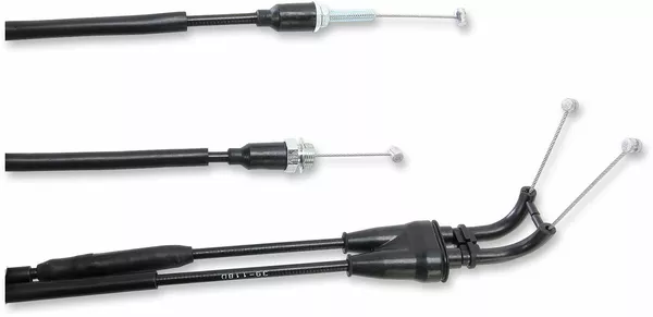 Câble d'accélérateur en vinyle noir MOOSE OFFROAD HARD-PARTS - vue 2
