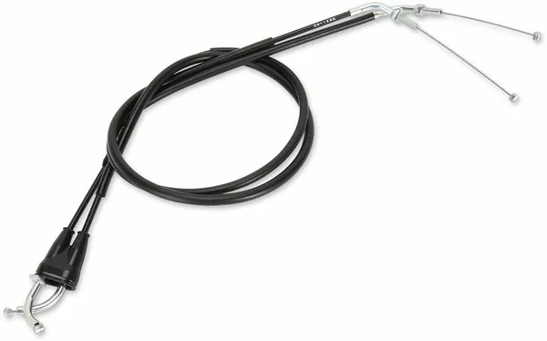 Câble d'accélérateur en vinyle noir MOOSE OFFROAD HARD-PARTS