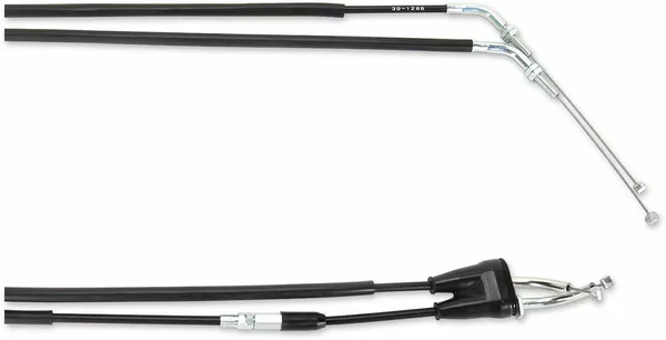 Câble d'accélérateur en vinyle noir MOOSE OFFROAD HARD-PARTS - vue 2