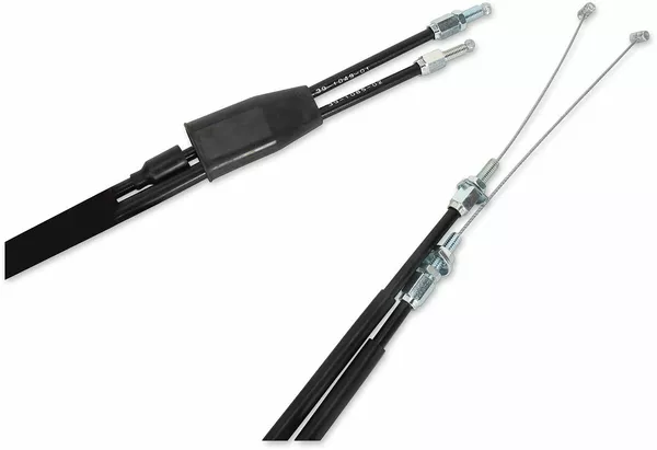 Câble d'accélérateur en vinyle noir MOOSE OFFROAD HARD-PARTS - vue 2