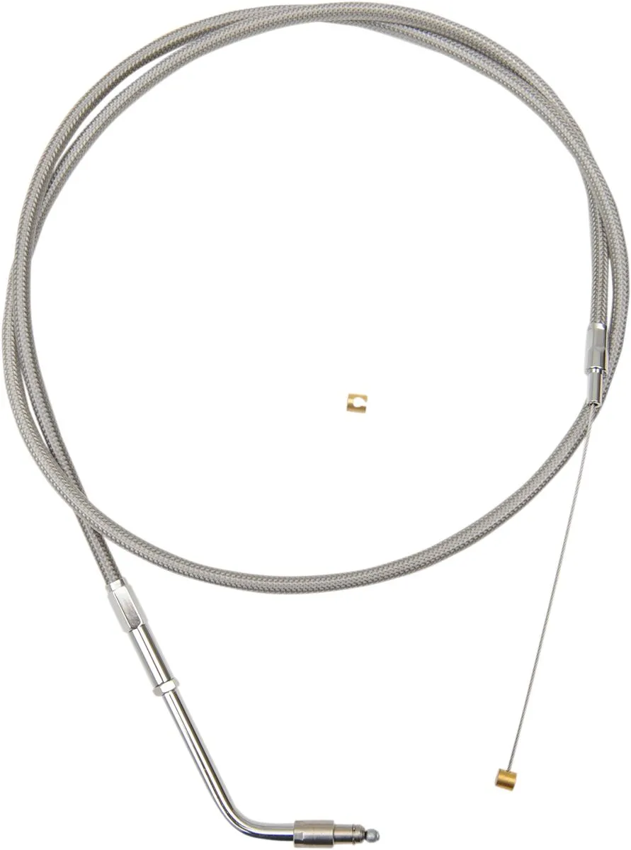Câble d'accélérateur de guidon tressé inox LA CHOPPERS