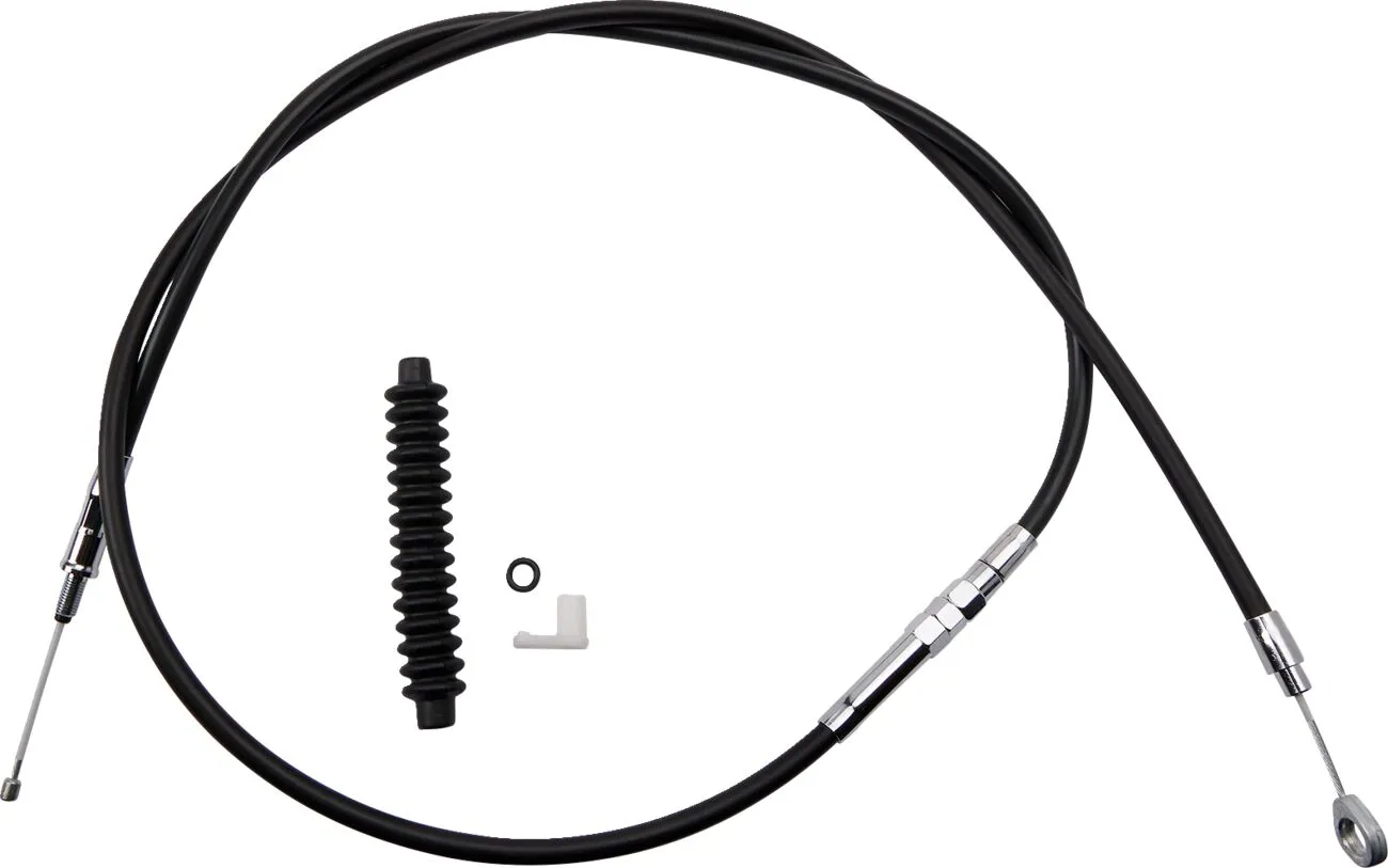 Câble d'embrayage haute efficacité en vinyle noir DRAG SPECIALTIES