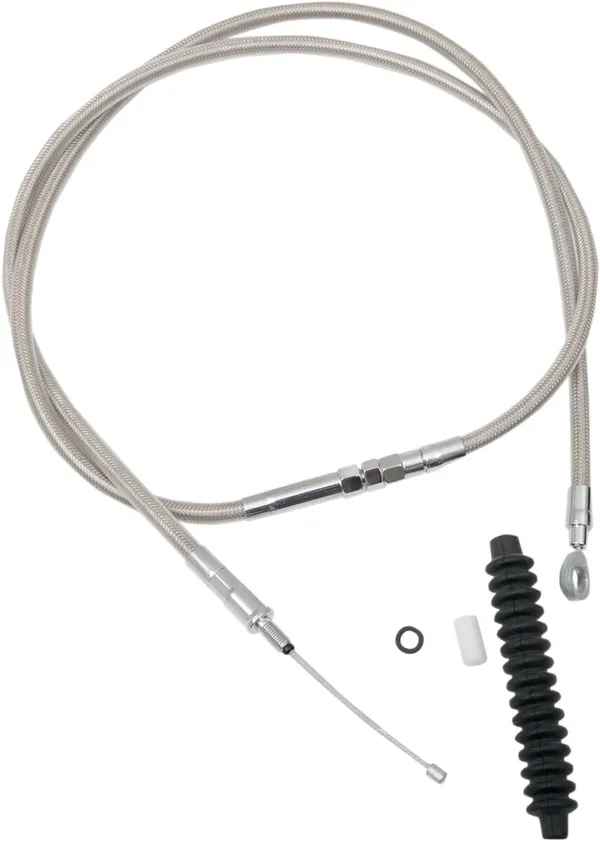 Câble d'embrayage en acier inoxydable tressé haute efficacité DRAG SPECIALTIES