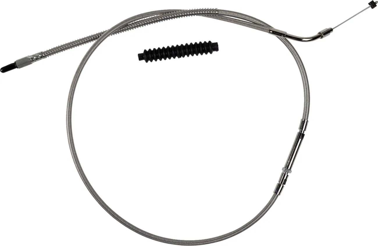 Câble d'embrayage haute efficacité en acier inoxydable Barnett pour Harley-Davidson