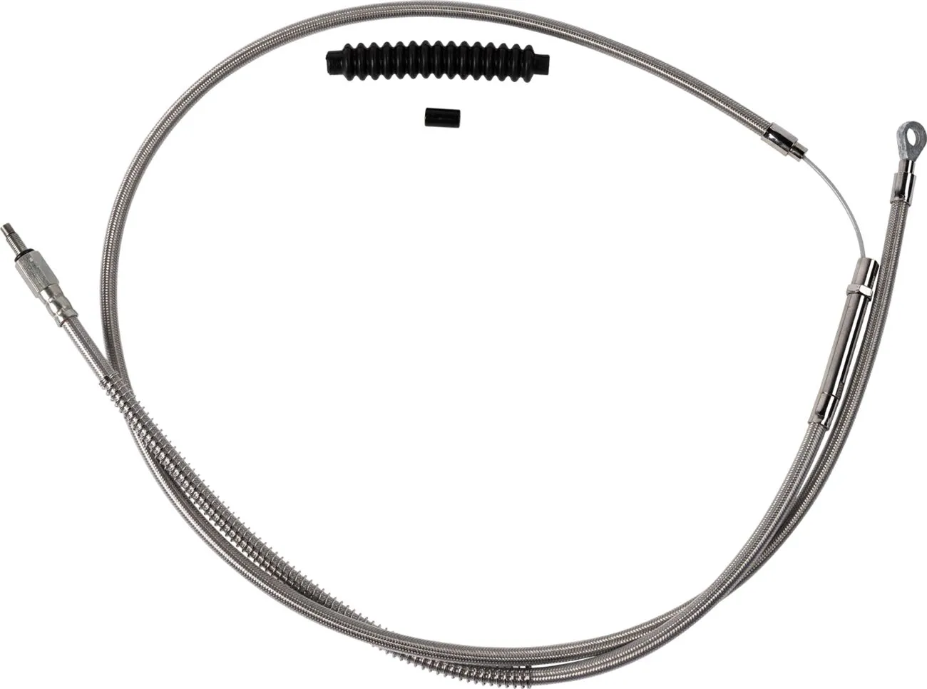 Câble d'embrayage haute efficacité en acier inoxydable BARNETT pour Harley-Davidson