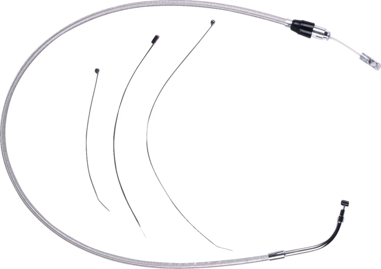Câble d'embrayage supérieur à connexion rapide en acier inoxydable poli MAGNUM SHIELDING