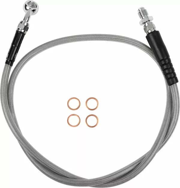Durite d'embrayage tressée en acier inoxydable Moose - vue 2