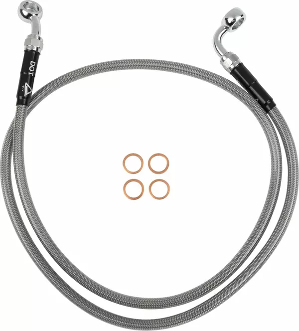 Durite d'embrayage tressée en acier inoxydable MOOSE OFFROAD HARD-PARTS - vue 2
