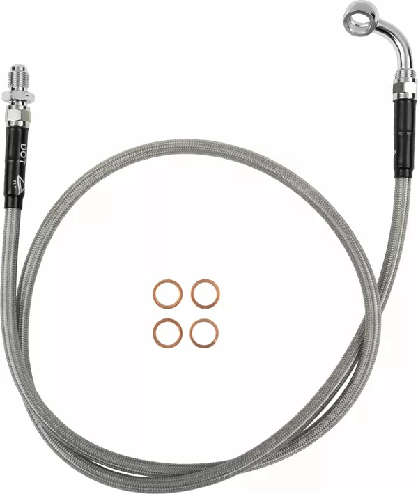 Durite d'embrayage tressée en acier inoxydable MOOSE OFFROAD HARD-PARTS - vue 2