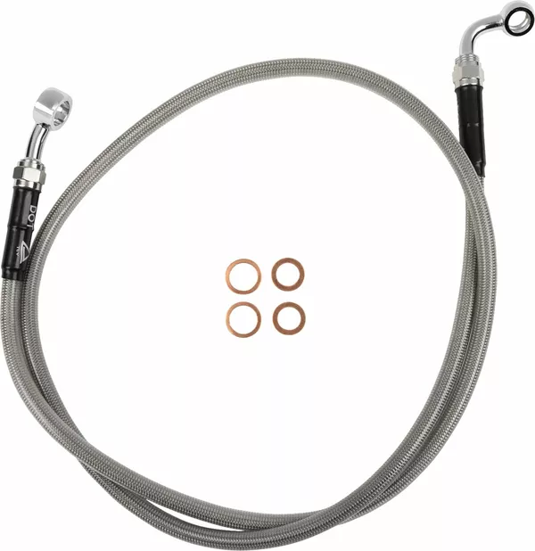 Durite d'embrayage tressée en acier inoxydable Moose Offroad Hard-Parts - vue 2