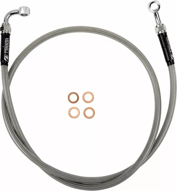 Durite d'embrayage tressée en acier inoxydable MOOSE OFFROAD HARD-PARTS - vue 2