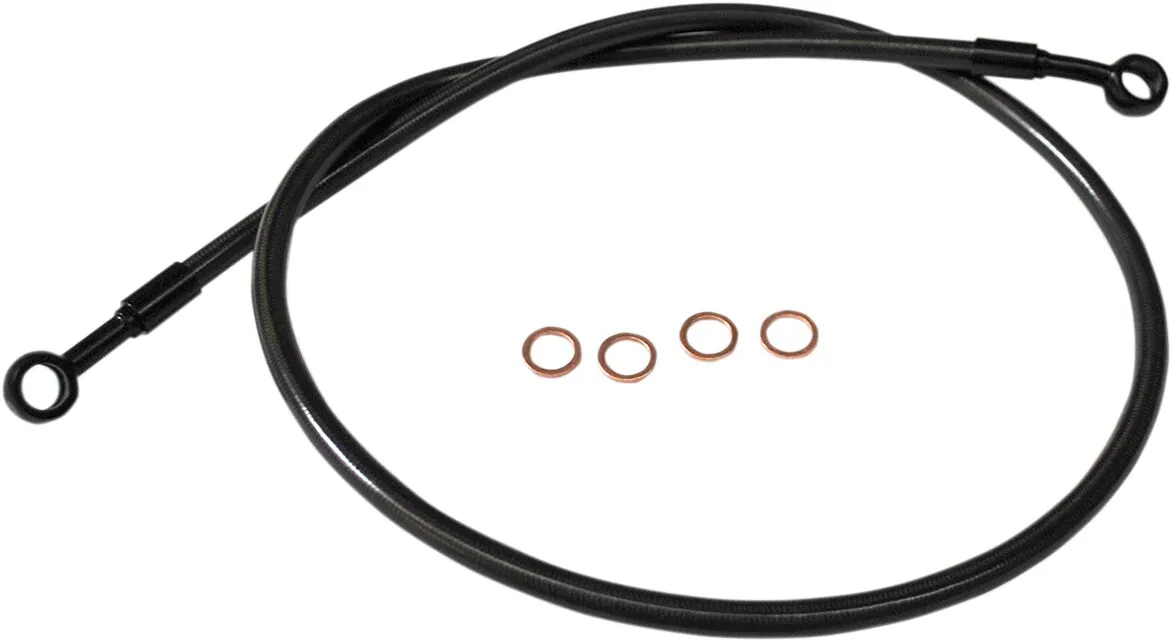 Kit complet de câbles de guidon et durites de frein tressés inox Scout LA CHOPPERS