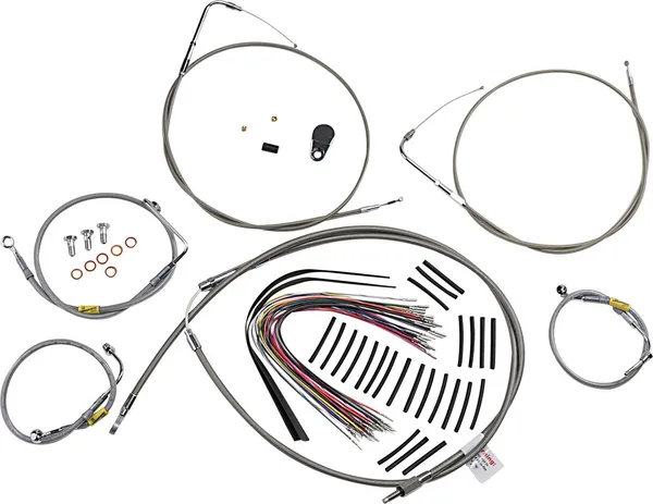 Kit de commande Burly Brand pour motos touring avec guidons Bagger - vue 2