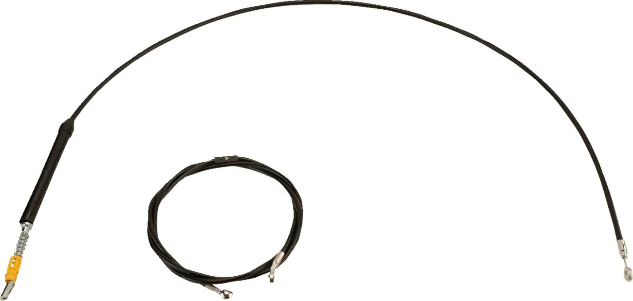 Kit câble de guidon et durite de frein vinyle noir LA CHOPPERS