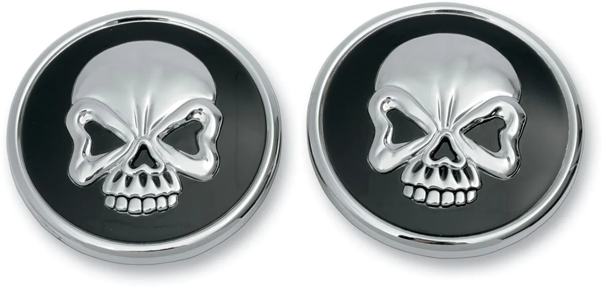 Casque DRAG SPECIALTIES Cap gas CHR skull 97-19