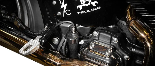 Jauge d'huile ventilée Feuling Parts Dipstick vented BLK ST18+ - vue 3