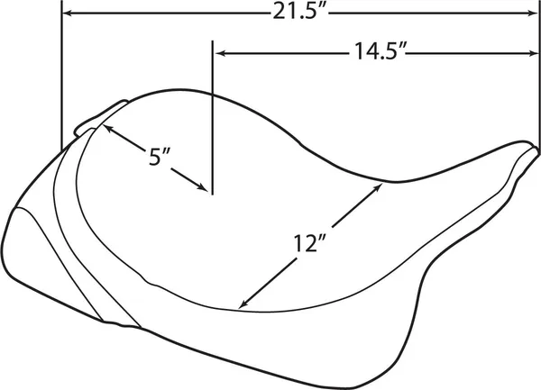 Selle solo compatible avec dossier DRAG SPECIALTIES SEATS - vue 6