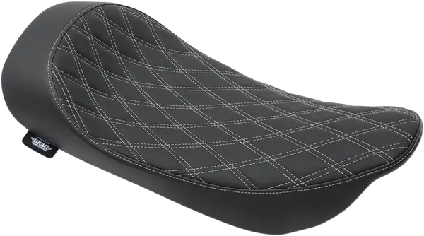 Siège solo Drag Specialties Seat double diamond argenté