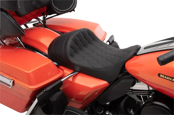 Selle solo basse DRAG SPECIALTIES SEATS pour montage avancé EZ-ON - vue 3