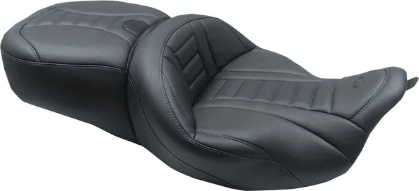Selle Touring de luxe monobloc MUSTANG avec option de dossier amovible