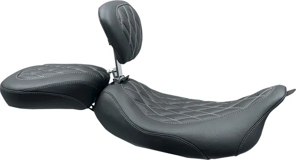 Selle Solo Wide Tripper avec dossier conducteur amovible MUSTANG - vue 2