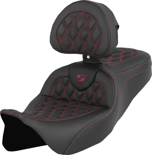 Selle SADDLEMEN Roadsofa à surpiqûres losange - vue 5