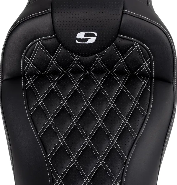 Selle SADDLEMEN Roadsofa à surpiqûres losange - vue 2