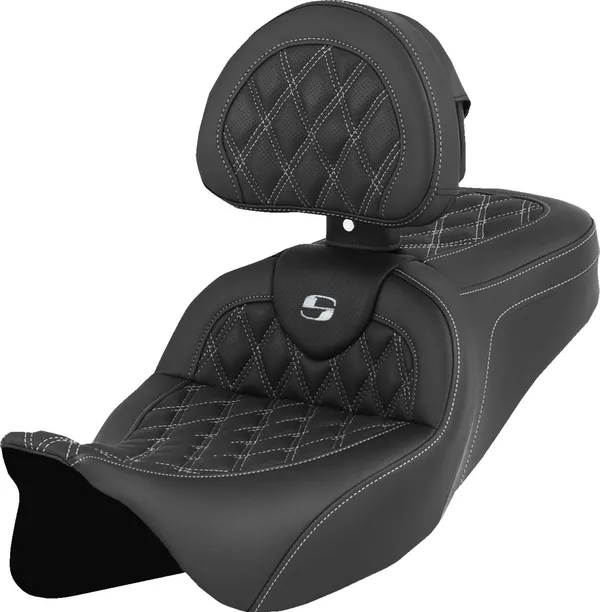 Selle SADDLEMEN Roadsofa à surpiqûres losange - vue 3