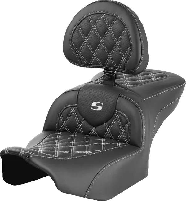 Selle SADDLEMEN Roadsofa à surpiqûres losange
