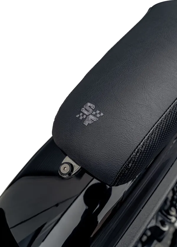 Siège Slyfox Seat Slyfox vinyle noir avec glissière - vue 4