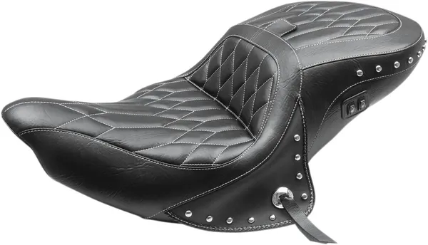 Selle Touring chauffante monobloc MUSTANG - vue 2