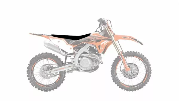 Housse de selle BLACKBIRD RACING CRF450 21- RD - vue 2
