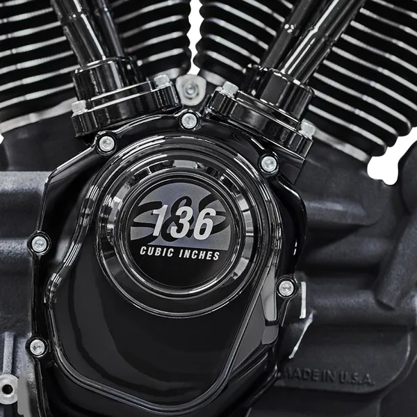 Moteur S&S CYCLE MK136 Black Edition avec arbre à cames 550G - vue 2