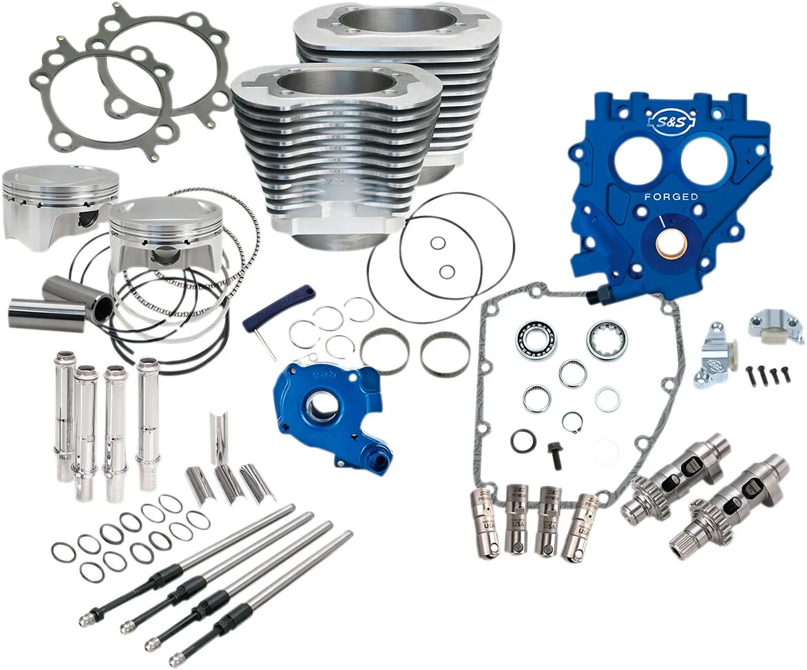 Kit moteur complet S&S Cycle Power PK CHN 99-06 SLVR