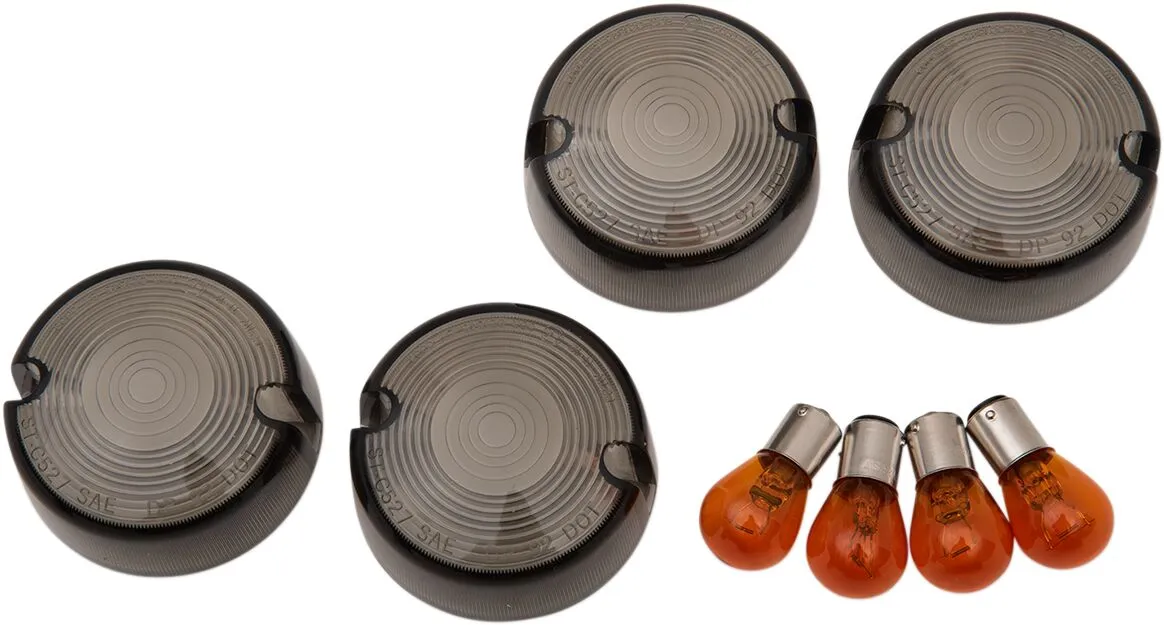 Lentille dôme fumée 86-01 Drag Specialties