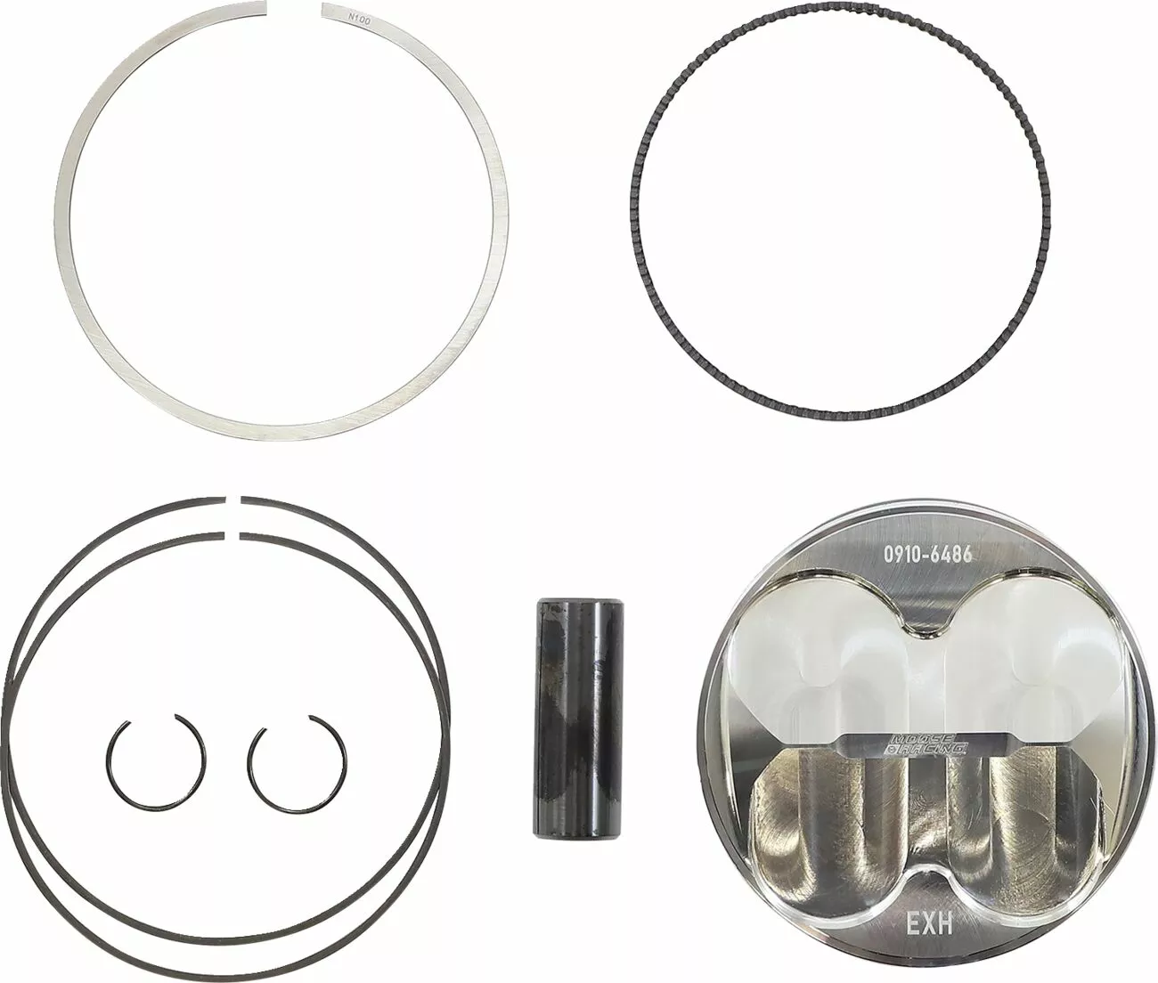 Piston de compétition hautes performances 4 temps MOOSE OFFROAD HARD-PARTS